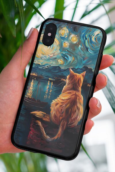Noční kočka #1 | ochranné pouzdro na mobilní telefon - Apple iPhone 17