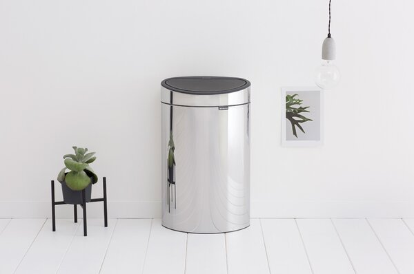 Brabantia Odpadkový koš Touch Bin - 40 L, lesklá ocel