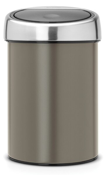 Brabantia odpadkový koš Touch Bin - 3 L, platinová
