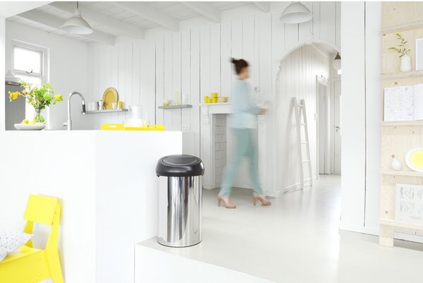 Brabantia odpadkový koš Touch Bin - 60L, lesklá ocel