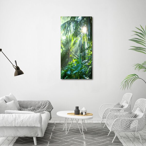 Vertikální Moderní obraz canvas na rámu Prales ocv-58897133