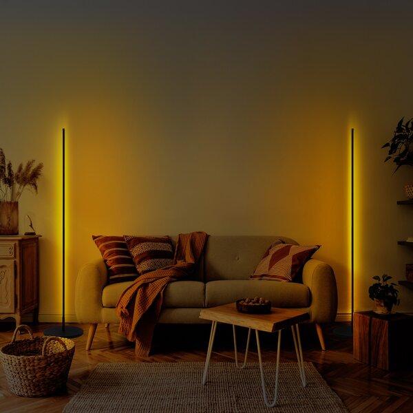 ASIR Stojací lampa ONLY černá LED