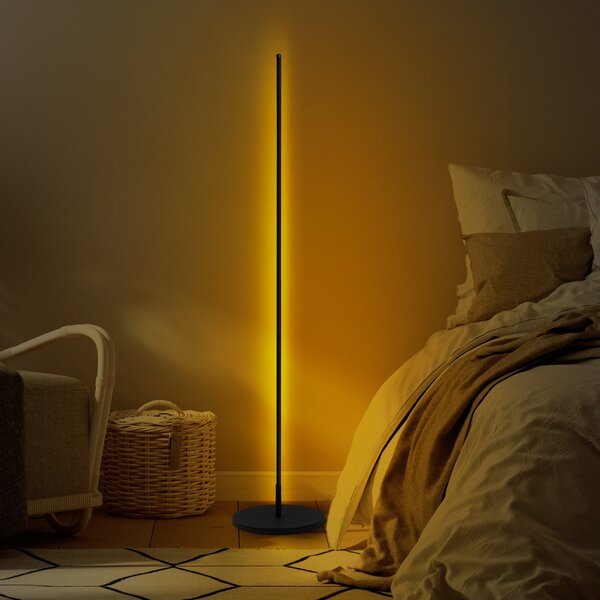 ASIR Stojací lampa ONLY černá LED