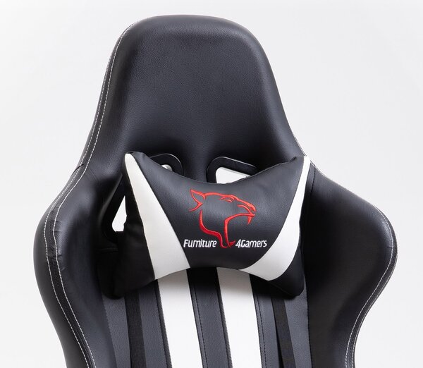 Ak furniture Herní křeslo F4G FG33 černé/bílé