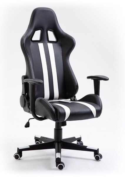 Ak furniture Herní křeslo F4G FG33 černé/bílé