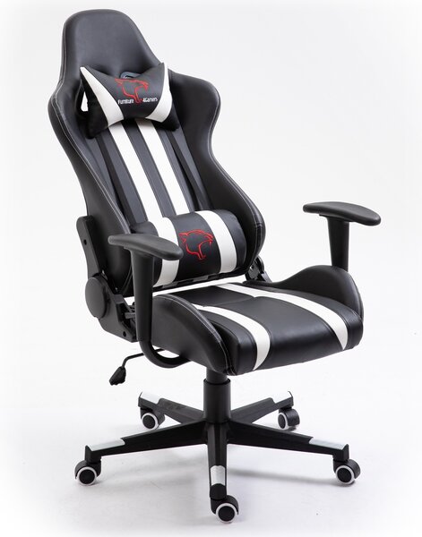 Ak furniture Herní křeslo F4G FG33 černé/bílé