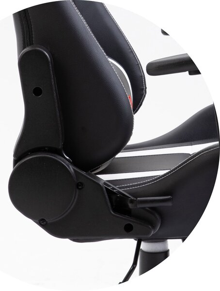 Ak furniture Herní křeslo F4G FG33 černé/bílé