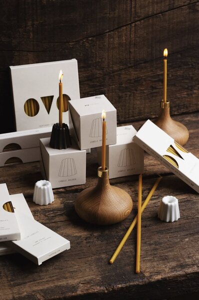 OVO Things Sada svíček z včelího vosku Slim Candles - 10 ks OVO112