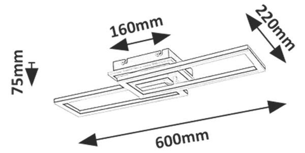 Rabalux RAMIN LED stropní svítidlo 71393
