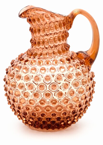 Sklárna Častolovice - Džbán 2l - Hobnail - Ananas - měděná