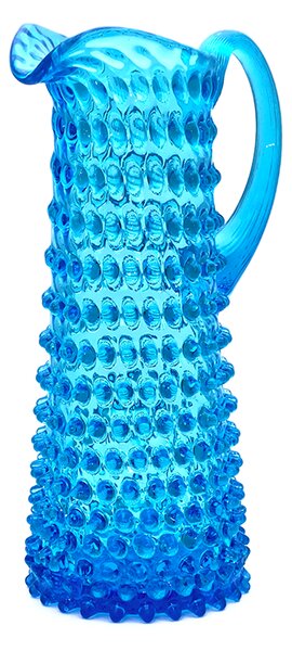 Sklárna Častolovice - Džbán 1,2l - Hobnail - Ananas - akvamarín