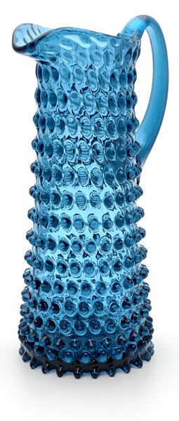 Sklárna Častolovice - Džbán 1,2l - Hobnail - Ananas - modrý kouř
