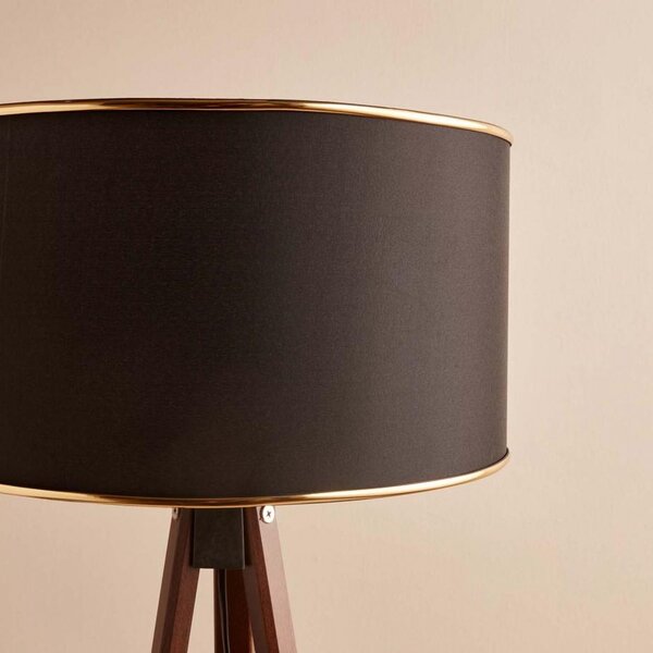 ASIR Stojací lampa AYD-3448 tmavá a hnědá