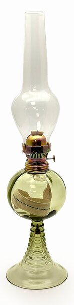 Sklárna Častolovice - Petrolejová lampa - lesní zelená