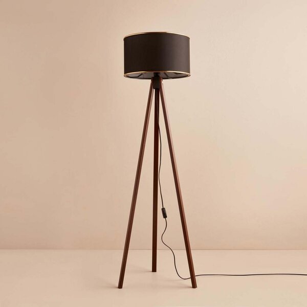 ASIR Stojací lampa AYD-3448 tmavá a hnědá