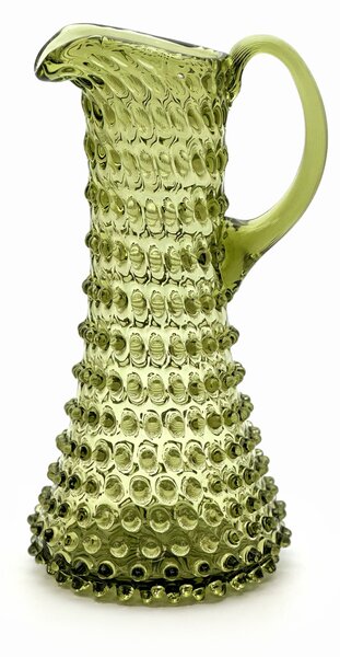 Sklárna Častolovice - Džbán 1,5l - Hobnail - Ananas - lesní zelená