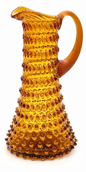 Sklárna Častolovice - Džbán 1,5l - Hobnail - Ananas - amber