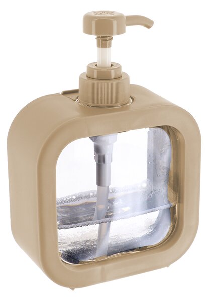 Dávkovač mýdla Creamy, béžová, 500 ml