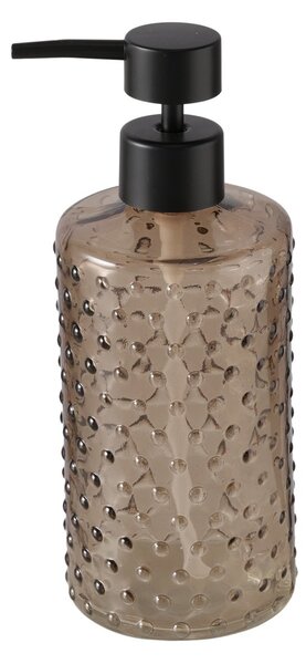 Dávkovač mýdla Tori, hnědá/s černými prvky, 500 ml