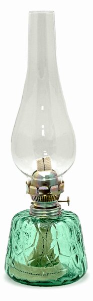Sklárna Častolovice - Petrolejová lampa - Poly - beryl