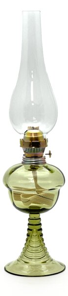 Sklárna Častolovice - Petrolejová lampa Radmila - lesní zelená