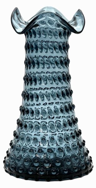 Sklárna Častolovice - Váza 32cm - Hobnail - Ananas - kouř