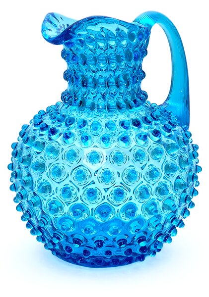 Sklárna Častolovice - Džbán 2l - Hobnail - Ananas - akvamarín