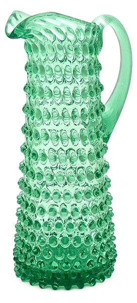 Sklárna Častolovice - Džbán 1,2l - Hobnail - Ananas - beryl