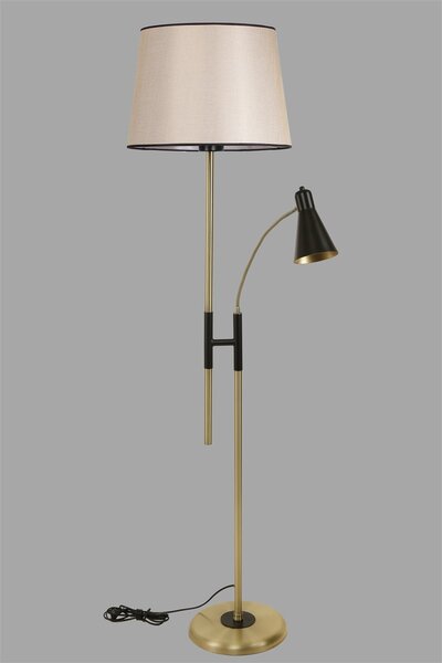 ASIR Stojací lampa FORZA kovová zlatá
