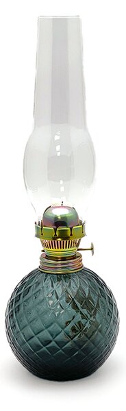 Sklárna Častolovice - Petrolejová lampa Vanesa - Káro - kouř