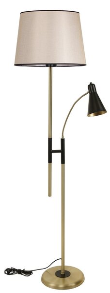 ASIR Stojací lampa FORZA kovová zlatá
