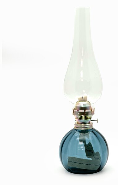 Sklárna Častolovice - Petrolejová lampa Vanesa - Bambus - kouř