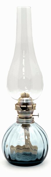 Sklárna Častolovice - Petrolejová lampa Vanesa - Bambus - světlý kouř