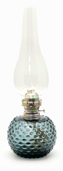 Sklárna Častolovice - Petrolejová lampa Ema - Hobnail - Ananas - kouř
