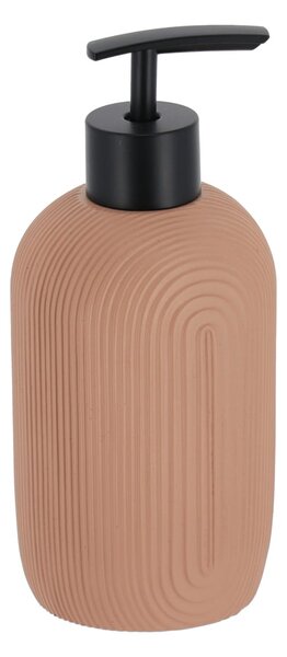 Dávkovač mýdla Elya, pudrová/s černými prvky, 400 ml