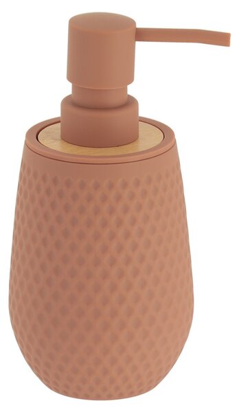 Dávkovač mýdla Tova, cappuccino/s dřevěnými prvky, 280 ml
