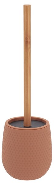Sada koupelnových doplňků Tova, cappuccino/s dřevěnými prvky