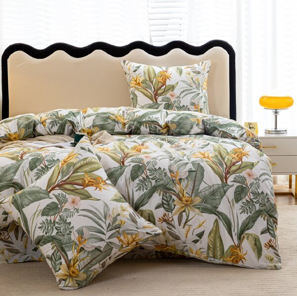Povlečení z mikrovlákna AMAZON BREEZE, krémové Rozměr povlečení: 70 x 80 cm | 140 x 200 cm