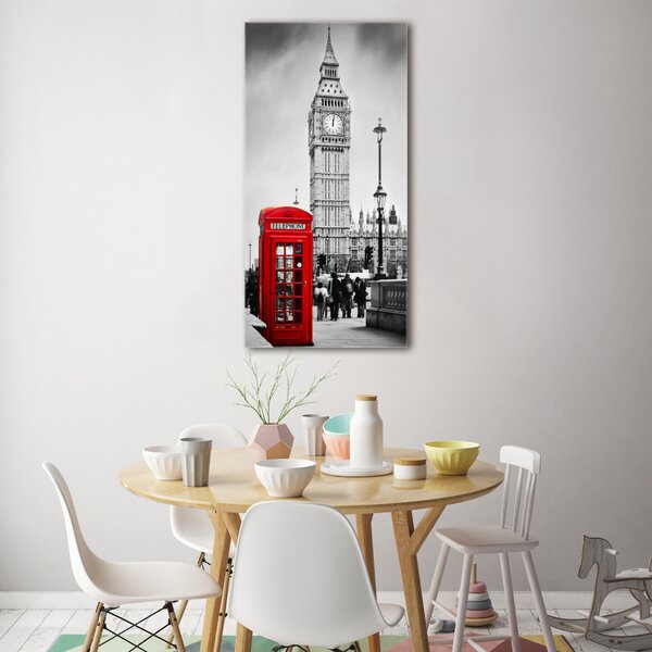 Vertikální Foto obraz fotografie na skle Big Ben Londýn osv-62334706