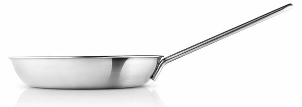 Eva Trio Multi 5-ply nerezová pánev 24 cm, prémiová 5vrstvá indukční pánev na steaky a prudké restování