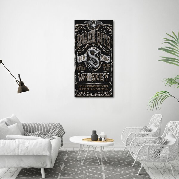 Vertikální Moderní obraz canvas na rámu Whiskey ocv-62997275