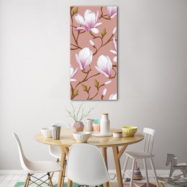 Vertikální Foto-obrah sklo tvrzené Magnolie osv-63798452