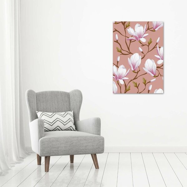 Vertikální Vertikální Foto obraz na plátně do obýváku Magnolie ocv-63798452