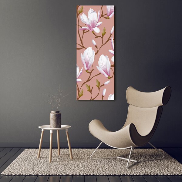 Vertikální Vertikální Foto obraz na plátně do obýváku Magnolie ocv-63798452