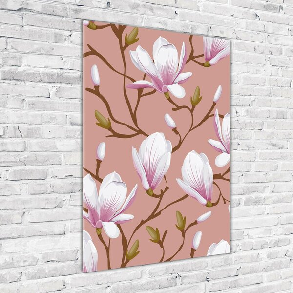 Vertikální Foto-obrah sklo tvrzené Magnolie osv-63798452