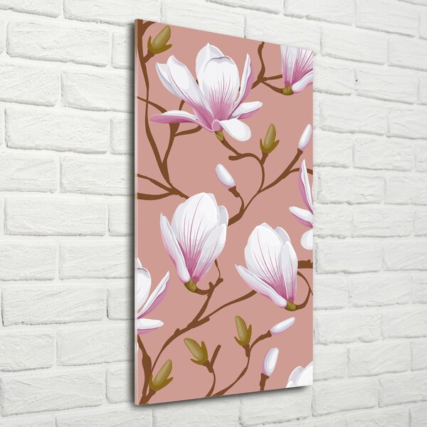 Vertikální Foto-obrah sklo tvrzené Magnolie osv-63798452