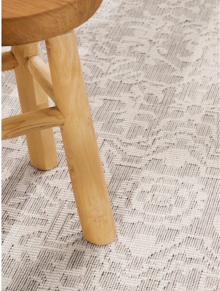 Vnitřní a venkovní koberec v šedé a slonovinové barvě 200x290 cm Duet Kona – NORTHRUGS