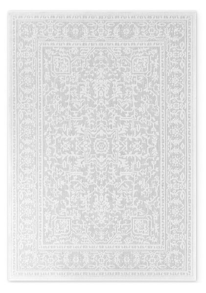 Vnitřní a venkovní koberec v šedé a slonovinové barvě 200x290 cm Duet Kona – NORTHRUGS