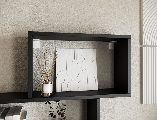 Eltap Designová knihovna Shellf černá