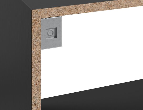 Eltap Designová knihovna Shellf černá